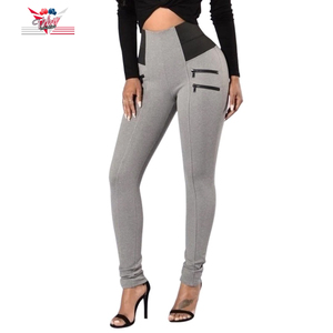 Best Quality <b>Women</b> Leggings <b>Trousers</b> Workout Elastic Casual Pants <b>Women</b> High Waist <b>Stretch</b> Leggings - Product Image 1