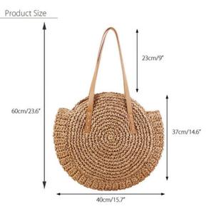 <b>Raffia</b> <b>Bag</b> with Strap - Product Image 4