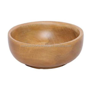 Design moderne écologique petit bol de service en bois vaisselle en bois sans joint caractéristique durable carton commodément emballé - Product Image 1