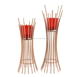 Candelabro de Diseño Nuevo para Decoración Navideña del Hogar y Exteriores, Candelabro Plateado Hecho a Mano - Product Image 1