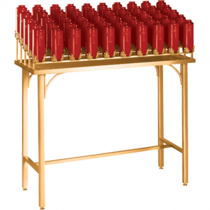 Soporte votivo de latón moderno antiguo de Brassworld India Logotipo de hadas impreso personalizado Regalo artesanal de metal chapado pulido Uso religioso - Product Image 2