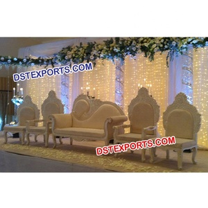 Dernière Mariage Amour Ensemble De Meubles Beau Mariage Ensemble De Meubles De Mariage Hindou Deux Places Avec Chaises - Product Image 1