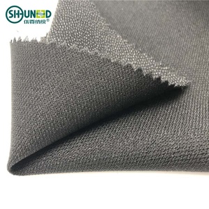 100% Polyester <span class=keywords><strong>interlining</strong></span> PA lớp phủ nóng chảy dệt <span class=keywords><strong>interlining</strong></span> cho thời trang ăn mặc <span class=keywords><strong>microdot</strong></span> Twill dệt dính <span class=keywords><strong>interlining</strong></span> - Product Image 4