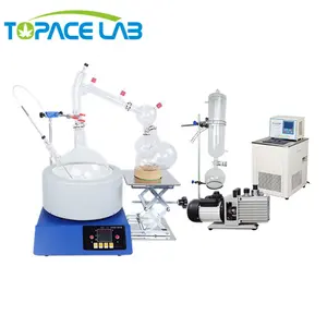 5L SPD Glass Oil Extraction Machine Unit Short Path Distillation System Manufacturing Plant Farm Vacuum Evaporator Distillate