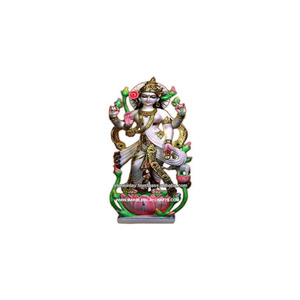 Belle Marbre Maa Laxmi Déesse Statue - Product Image 1