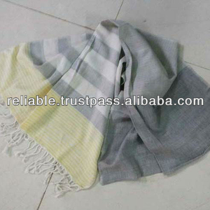 New Fashion <b>Long</b> Yarn Dyed Autumn Viscose Cotton <b>Scarf</b> Light Weight - Product Image 3