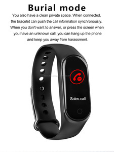Bracelet M3S Bracelet couleur écran IP67 Fitness Tracker Tensiomètre Moniteur de fréquence cardiaque <span class=keywords><strong>montre</strong></span> femme - Product Image 6