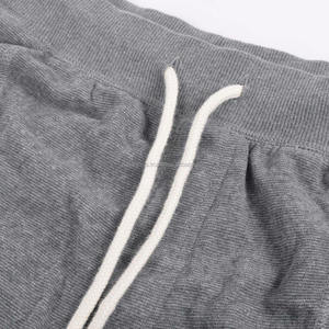 custom oem Heather Grey french Terry fleece <b>sweat</b> <b>shorts</b> - Product Image 2