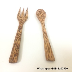 Cuchara de cáscara de coco, cuenco, pequeño, tenedor-lacado de cuenco de cáscara de coco - Product Image 6