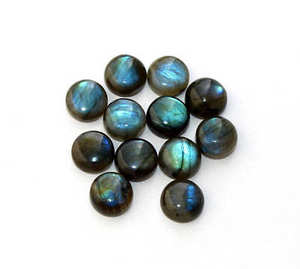 ไฟสีฟ้าแลบราโดไรต์ธรรมชาติแบบ100% อัญมณีทรงโค้งผลิตจากอินเดียผลิตโดยตรงจากโรงงาน - Product Image 1