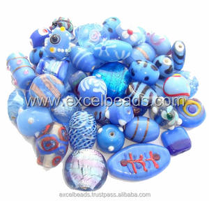 ลูกปัดแก้วหลากรูปคละแบบลูกปัดสีส้มคุณภาพสูงสำหรับทำเครื่องประดับตกแต่งผ้าม่านเครื่องประดับแฟชั่น - Product Image 2