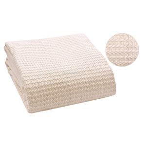 Mantas decorativas de algodón para cama de invierno, manta tejida de algodón, hecha en la India - Product Image 3