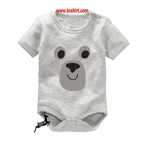Baby Bodysuit Romper Organic Cotton Gold Foil <b>Glitter</b> Cartoon Print Newborn Bulk Private Label India - Product Image 5