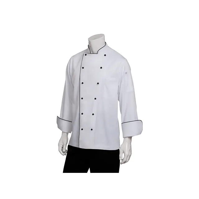 Best Quality Cotton Kitchen Cook Uniform Jacket Men Chef Coat