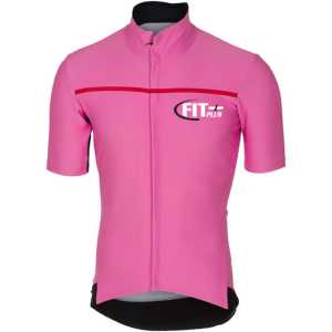 Jersey de Ciclismo de manga corta ropa de invierno de alta calidad para mujer, Jersey de ciclismo con cremallera y cuello levantado, camisa rosa - Product Image 5