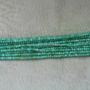 ลูกปัดอเมซอนไนต์เกรดลูกปัดกลมอัญมณีสีฟ้าและลูกปัดอัญมณีสำหรับเครื่องประดับเส้นสีฟ้า Amazonite - Product Image 1