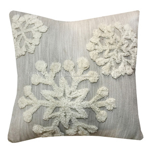 Housse de coussin en coton marocain pour décor d'hôtel Housses de coussin de Noël Boho Taie d'oreiller fabriquée en Inde - Product Image 1