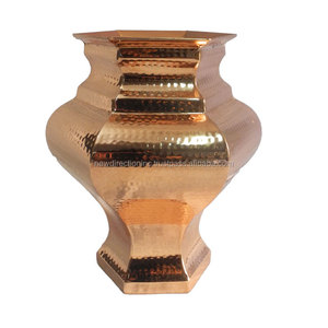 Home & Party Decoration Accessories Latest Design Metal <b>Flower</b> Vase Table Top Decorative Metal <b>Flower</b> Vase - Product Image 1