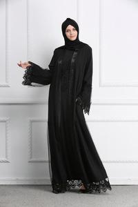 ชุดเดรสคาฟตันมุสลิมมุสลิมอาบายา,ชุดเดรสลำลองสำหรับผู้หญิงสวยดูไบ - Product Image 4