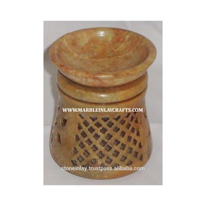 Soapstone Aroma Oil Lamps , <b>Stone</b> Aroma Oil Burners - Product Image 1