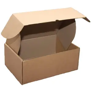 kraft mailer box Wholesale Eco Friendly Disposable Kraft Paper Chips Burger Packaging Cheap Customized