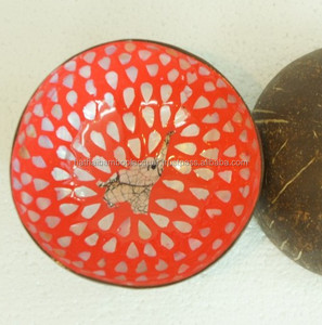 Premium Customized Hathai Coconut <b>Shell</b> Bowls with <b>Light</b> Logo Made in Vietnam for Home or Commercial Use for Food Serving - Product Image 2