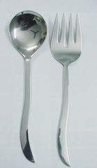 ชุด2เซิร์ฟเวอร์สลัดสแตนเลสที่เป็นมิตรกับสิ่งแวดล้อมสำหรับบ้านโรงแรมหรืองานแต่งงาน - Product Image 3