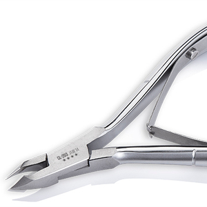 Coupe-cuticules très populaires CL-203 en acier inoxydable chromé à double ressorts, tailles de mâchoires 12/14/16, marque Nghia - Product Image 3