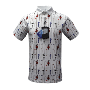 Golf pour hommes de haute qualité pour Polo T-Shirt respirant protégé contre les UV Sublimation Design Plus Size Option Wholesale - Product Image 5
