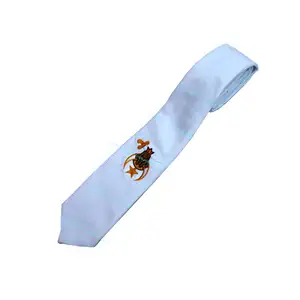 Santuario Shriner masónica regalia corbata blanco