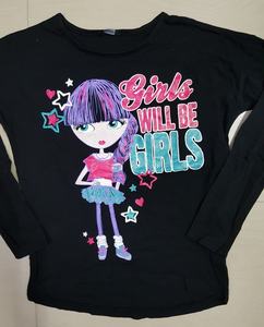 บังคลาเทศเสื้อยืดแขนยาวลายเด็กผู้หญิงแฟนซีสุดๆสำหรับฤดูใบไม้ผลิ - Product Image 3