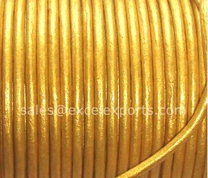 Vente en gros de cordons en cuir véritable 100% pour tresser la fabrication de bijoux décoration laisses de chien Bags-1mm de ceinture 2mm 3mm rond - Product Image 5