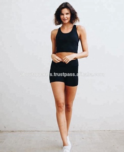 Top moda nueva ropa deportiva pantalones cortos de entrenamiento al por mayor, nueva cintura alta de nylon poliéster algodón transpirable corto - Product Image 5