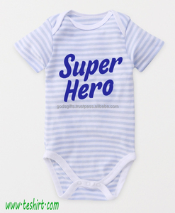 Combinaison bébé en coton biologique certifié, unie, teinte unie, bon marché, vente en gros, fabricants de t-shirts à Tirupur - Product Image 3