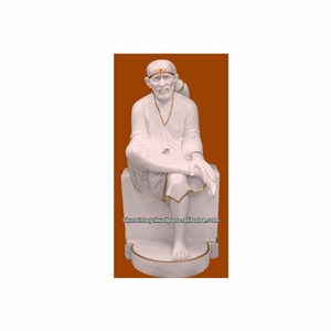 Makrana Marble Sai Baba Statue - Product Image 1