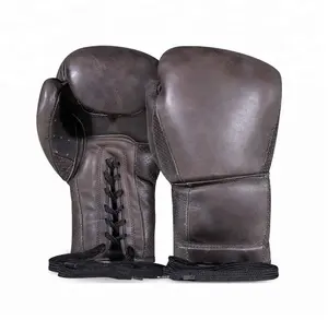 Высококачественные шнурки из натуральной кожи на заказ, Профессиональные боксерские перчатки, перчатки для кикбоксинга, Индивидуальные боксерские перчатки