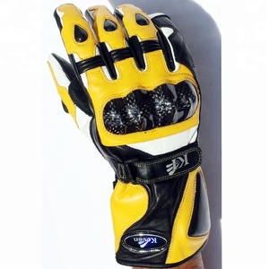 Gants de course Kepap en cuir polyuréthane à doigts entiers avec sangle de poignet réglable et poignées chauffantes pour la moto et les activités de plein air - Product Image 3