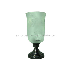 BOUGEOIR EN VERRE AVEC BASE EN MÉTAL Bougeoir en verre Design de luxe Bougeoir décoratif de qualité supérieure - Product Image 5