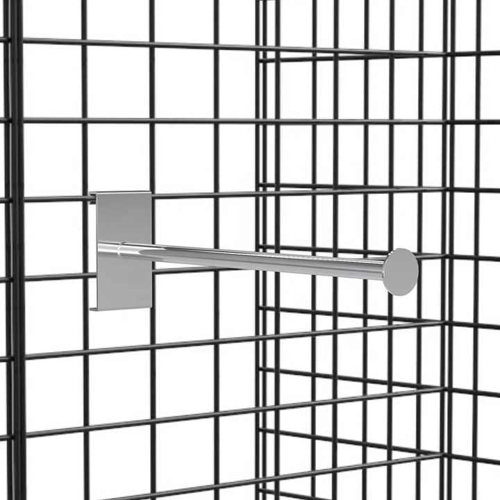 Gridwall Pegboard &amp; Gridwall Hooks 6" Gridwall Hooks - 18 White Hooks For Gridwall Or Mini Grid Cube Displays 2 In Hook Pegboard &amp; Gridwall Hooks