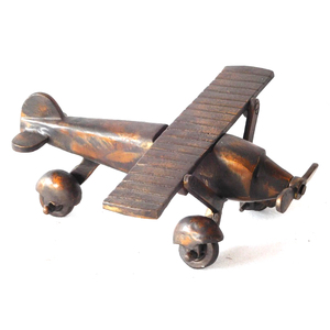 Hélicoptère décoratif en métal lourd de conception antique en fonte sous pression avec une longue durée de vie - Product Image 2