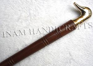 สวยงามและออกแบบ Swan Handle Shoe Horn, Designer ไม้และทองเหลืองช้อน Lifter/ฮอร์นรองเท้า - Product Image 3