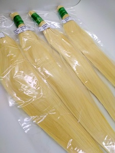 Shevan — perruque naturelle lisse Blonde, cheveux Remy, couleur pure, sans synthétique - Product Image 2