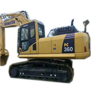Pelle hydraulique d'occasion Komatsu PC360-8 36 tonnes Pelleteuse sur chenilles PC300 PC350 PC400 PC450 Offre Spéciale dans la cour de Shanghai - Product Image 1