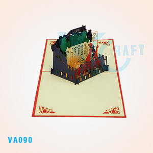swing love 3D pop up greeting card handmade vietnam - Product Image 4