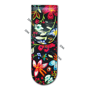 Kit de pinzas de extensión de pestañas florales personalizadas de 2 piezas, pinzas cuadradas de plástico, bolsa con etiqueta privada - Product Image 1