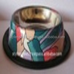 Tazón de acero inoxidable con estampado para perros, cuencos de melamina de alta calidad para Alimentación de Mascotas - Product Image 3