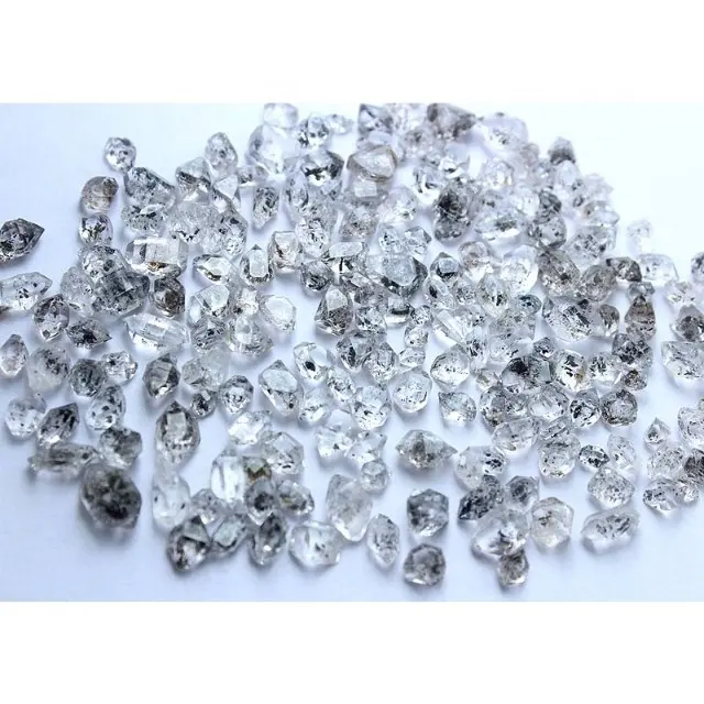Natural Herkimer Diamonds Crystal Double Terminated Rough Shape Rare Quality Wholesaler Price