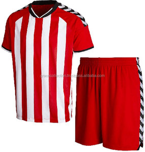 Uniforme de fútbol personalizado para hombre, Diseño a rayas, sublimación - Product Image 4
