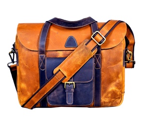 Genuine Leather Vintage <b>Crossbody</b> Office <b>Laptop</b> <b>Bag</b> From Wholesale Manufacturer - Product Image 6