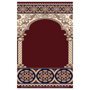 Alfombra acrílica de polipropileno tejido a máquina Jacquard Masjid/Mezquita y uso doméstico estilo Wilton para oración - Product Image 3